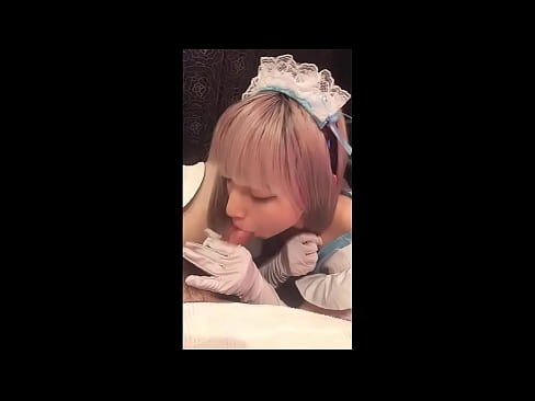 ❤️ Японски идол [mayuka], костюм на френска прислужница, част 1, свирка и дрънкане с лосион ❌ Руско порно в bg.niceporn-tv.ru ❌